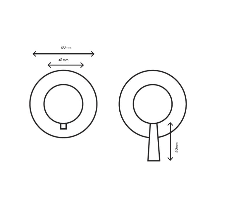 MURO TUA Torneira termostática embutida para chuveiro com 3 saídas cromada M1.B33T.R.CR