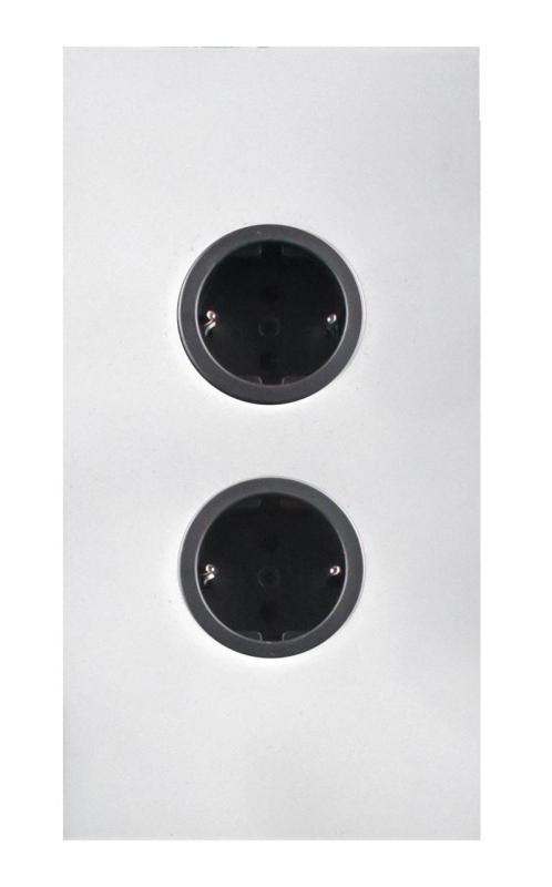 Indux Corner Coluna de energia com 2 tomadas com terra Branco 1208972293