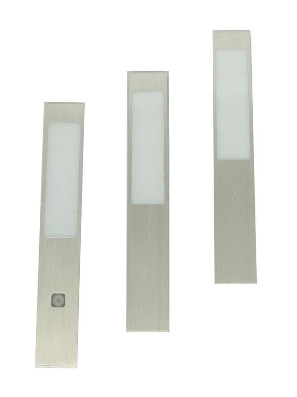 Indux Nex Conjunto LED para cozinha 3x3 W com interruptor Touch-Dim integrado Alumínio 1208972335