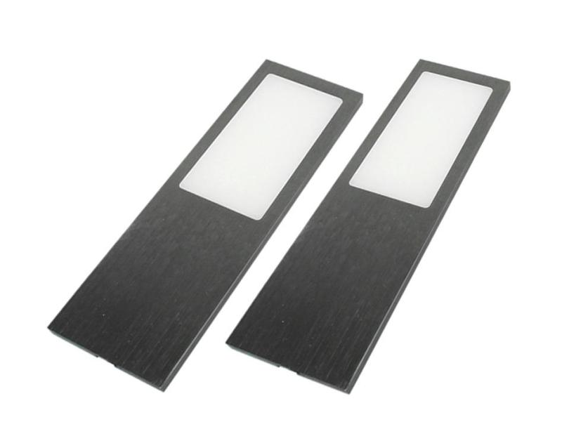 Indux Solin Conjunto LED Multi Tone para cozinha 2 spots x 3,6 W Gun metal 1208972352