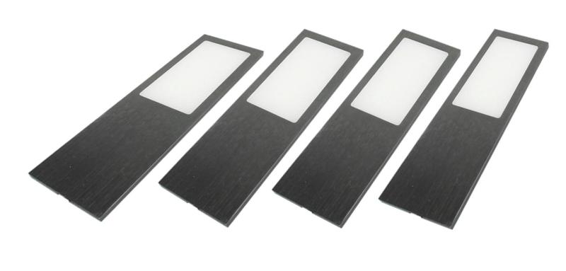 Indux Solin Conjunto LED Multi Tone para cozinha 4 spots x 3,6 W Gun metal 1208972354