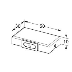 Indux Flux Conjunto LED para cozinha Interruptor central 1208972356