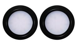 Indux Luma Conjunto de luzes LED embutidas Multi Tone para cozinha, 2 spots, preto 1208972404