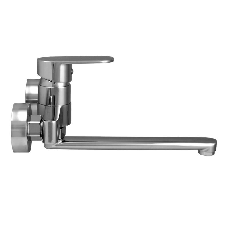 Aquanello Casa Single-lever Kitchen Wall Faucet Chrome with 25 cm spout CR-1425-CS