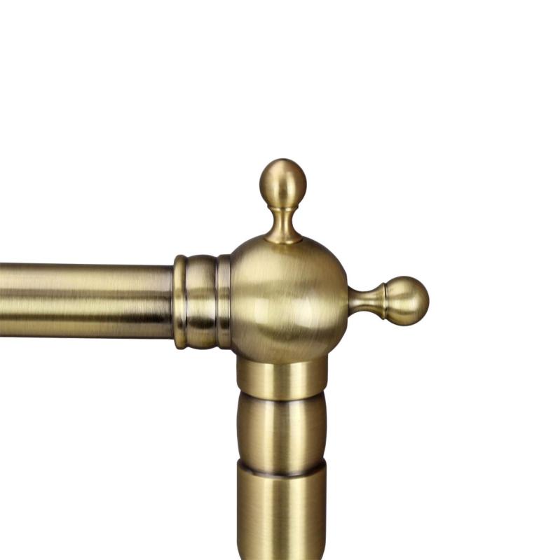 Aquanello Heritage Ascot Classic Kitchen Nostalgic Kitchen Faucet Bronze with Angled Spout BN-4002-HA