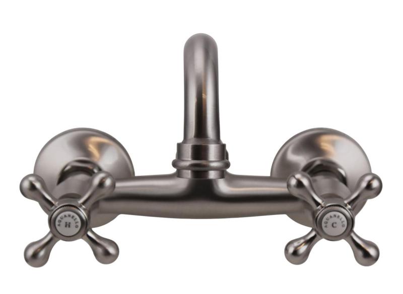 Aquanello Heritage Ascot Classic Kitchen Wall Faucet Top Spout Stainless Steel NB-4110-HA