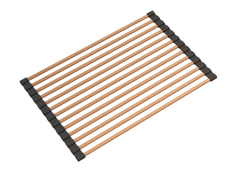 Ausmann Mosel Conjunto combinado Pia PVD Cobre 50x40 cm com Torneira de cozinha, Dispensador de sabão e Tapete enrolável 1208972563