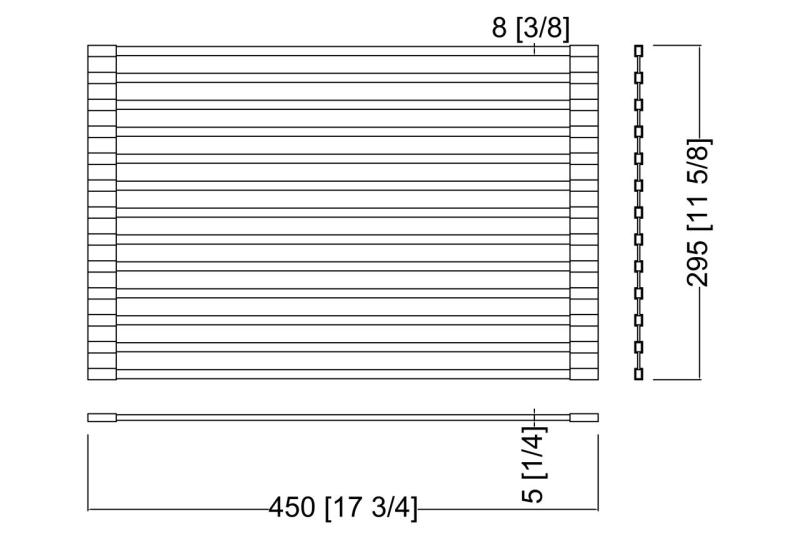 Ausmann Mosel Conjunto combinado Pia PVD Cobre 50x40 cm com Torneira de cozinha, Dispensador de sabão e Tapete enrolável 1208972563