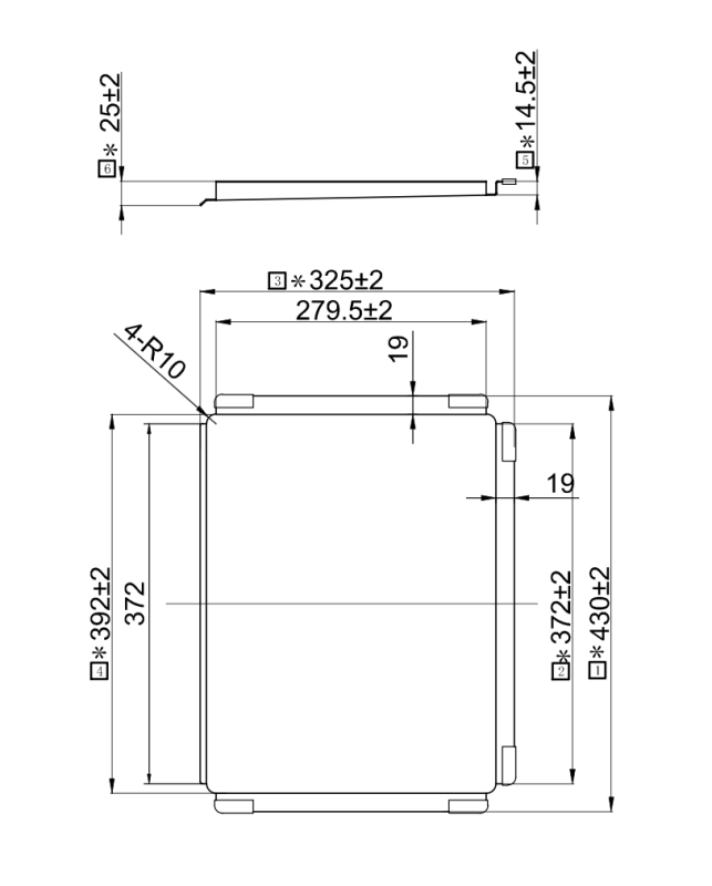 Pure.Sink Exclusivo Bandeja escorredora móvel, 440 x 335 mm, para lava-loiça PEXTRAY-02