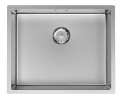 Pure.Sink Comfort Pia em aço inoxidável 50 x 40 cm, raio de 10 mm, para encastrar, montagem à face e sobrebancada PCM5040-02