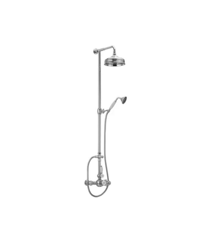 Huber Victorian Thermostatic Shower Set 20cm Chrome 590.VN21H.CR