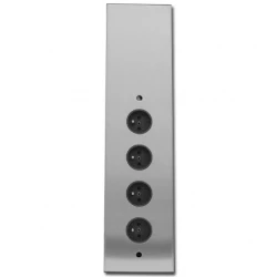 Coluna de energia com 4 tomadas de terra ST3007
