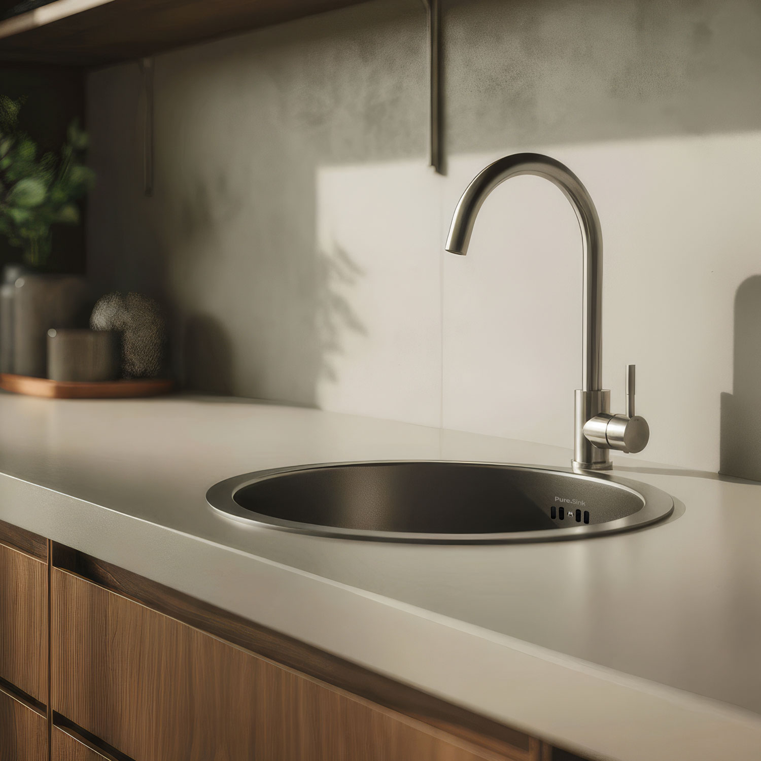 Formas redondas na cozinha