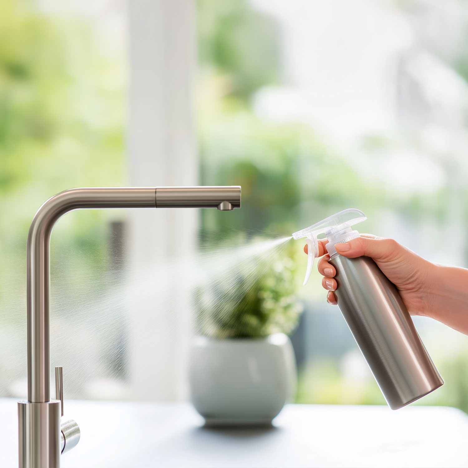 Cuidados com torneiras de cozinha em aço inoxidável: como evitar as marcas de dedos